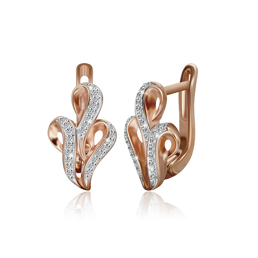 

Серебряные серьги Сильвекс 925 4 гр (СК3Ф/354)