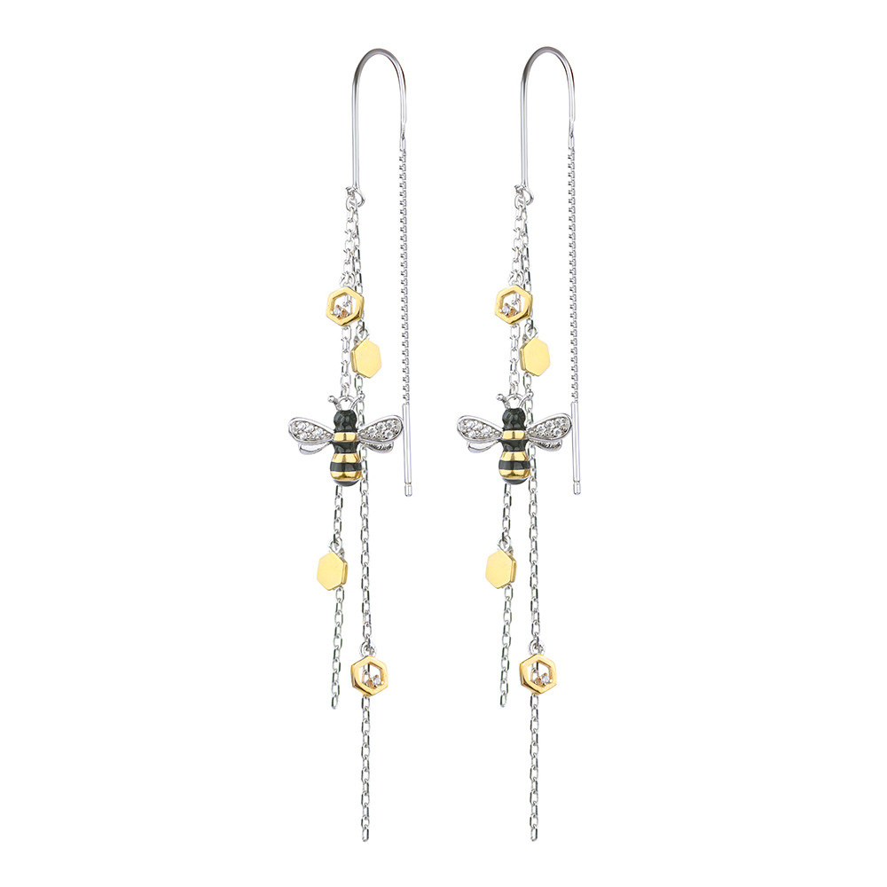 

Серебряные серьги Сильвекс 925 4,1 гр (С24ЧФ/1465)
