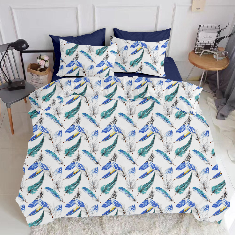 

Комплект постельного белья Cosas Feather Mint-El-D-blue 200х220