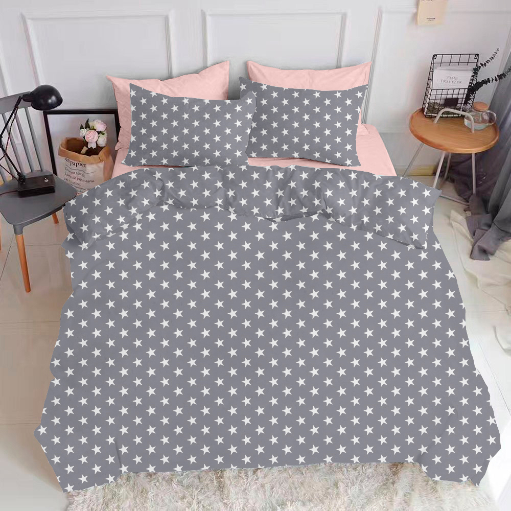 

Комплект постельного белья Cosas Stars B-Grey-El-Rose 160х220х2