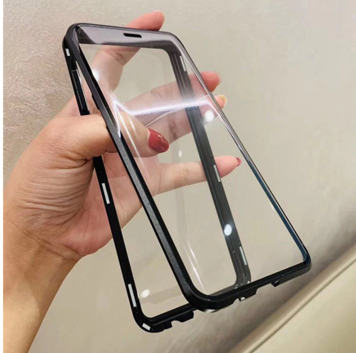 

Магнитный чехол со стеклянной передней и задней панелью для Iphone 11