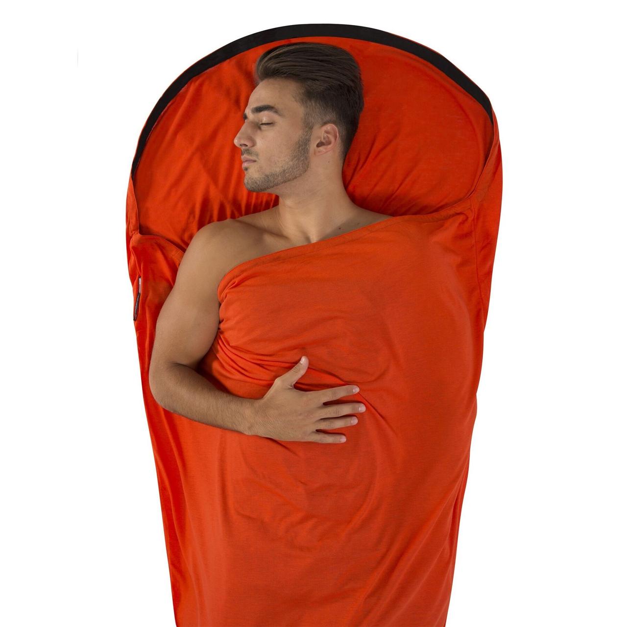 

Вкладиш в спальник Sea To Summit Thermolite Reactor Extreme Long 225 Orange Sack/Red Liner