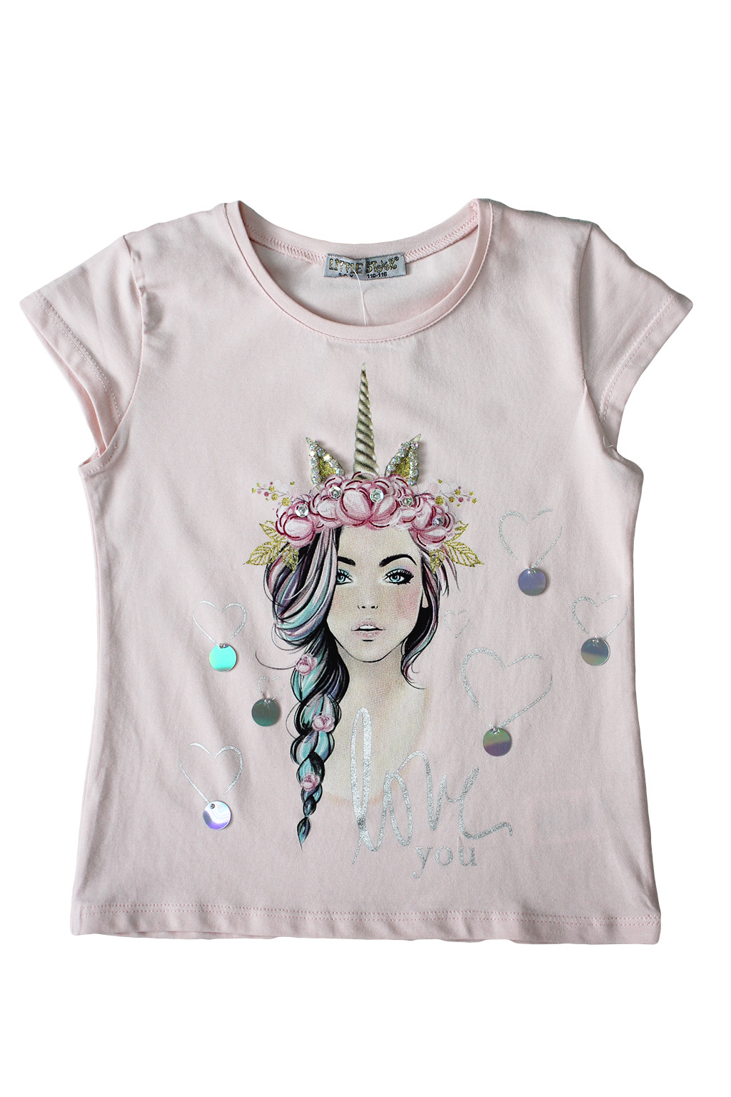 

Футболка Little Star 110 см Светло-розовый