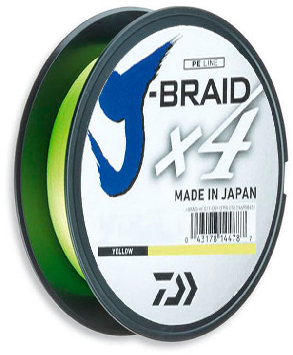 

Шнур Daiwa J-Braid X4E 0.10 мм - 135 м Yellow (12740-010)