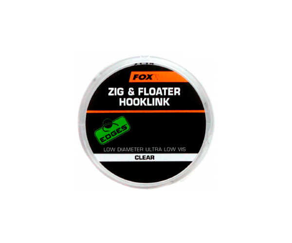 

Поводковый материал Fox International Zig &amp Floater Hooklink 100м (Clear) 0.234mm 4.08kg (арт.123415790891)