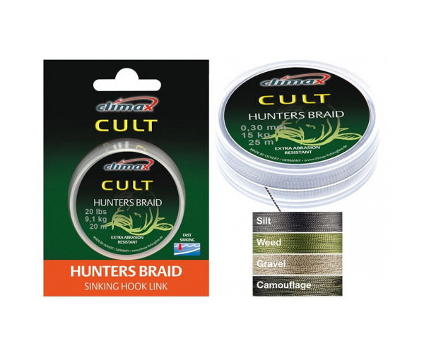 

Поводковый материал Climax CULT Hunters Braid 0.25 Weed (арт.1234909927304)