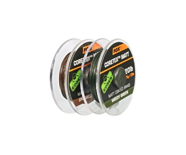 

Поводковый материал Fox. Matt Coretex Weedy 35lb - 20m ц:зеленый (арт.123415790132)