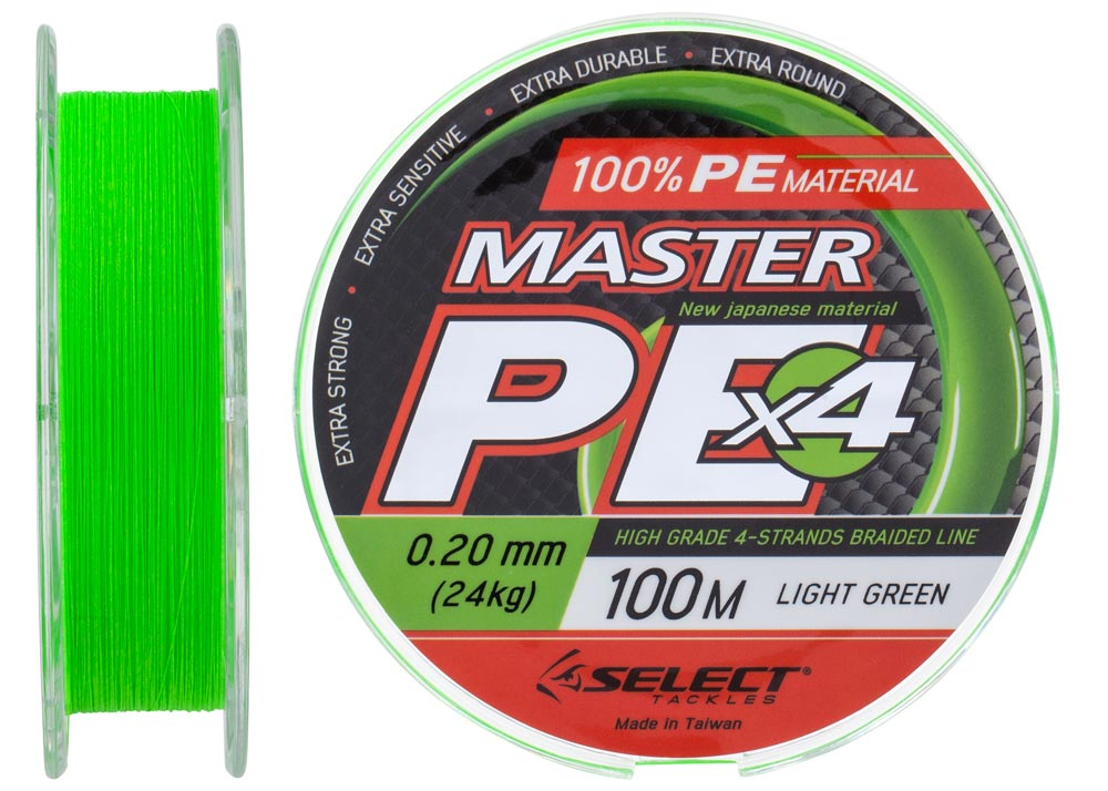 

Шнур Select Master PE 100m (салат.) 0.20мм 24кг (арт.123418701707)