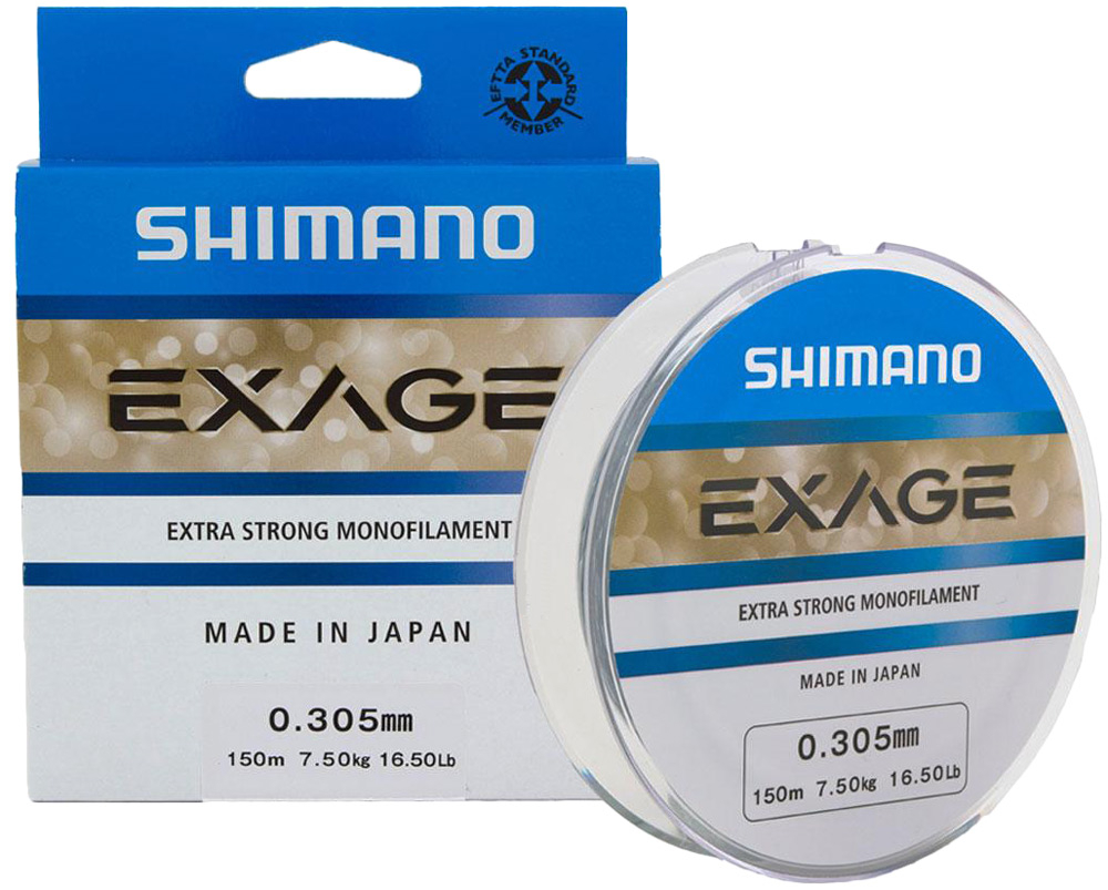 

Леска Shimano Exage 150m 0.405mm 12.9kg (арт.123422667542)