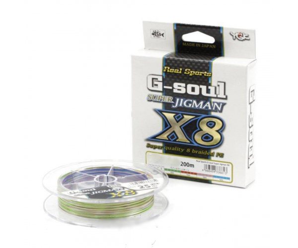

Шнур YGK G-Soul Super Jig Man X8 200м №0.8 (арт.40404118136)