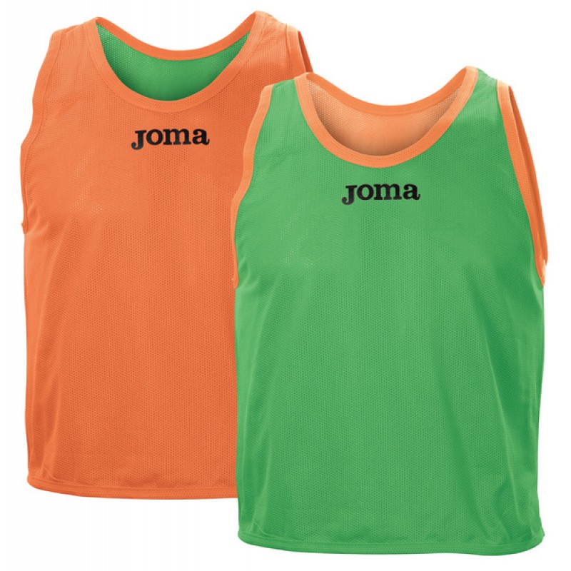 

Манишка двухсторонняя Joma 605.001 цвет: оранжевый/зеленый, размер 14 (детский)
