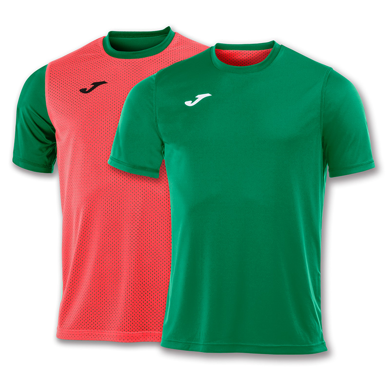 

Футболка игровая Joma Combi 100738.468 двусторонняя цвет: зеленый/красный, размер M