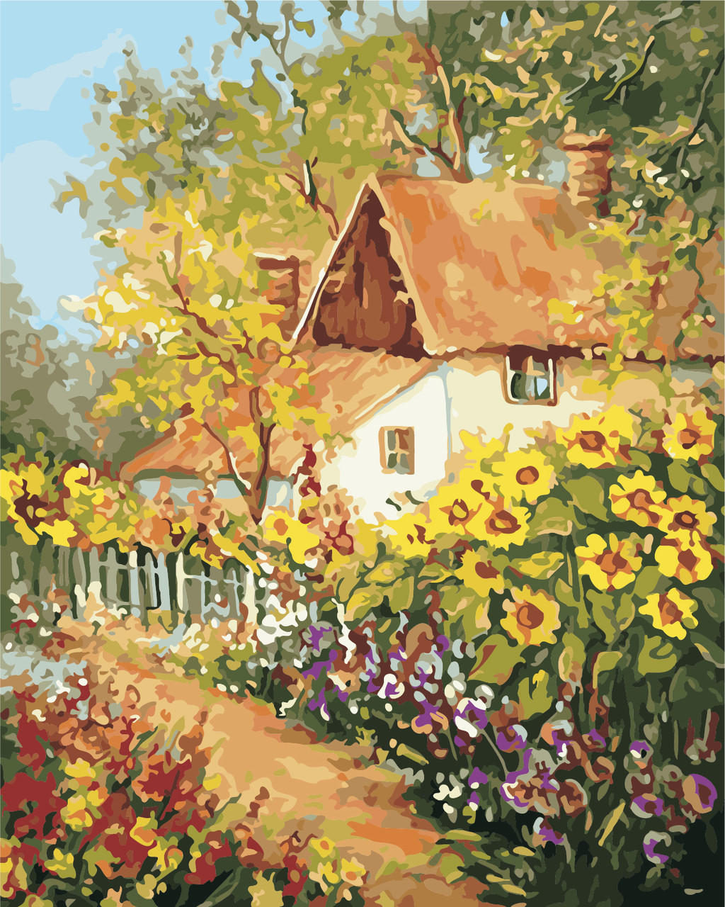 Картина по номерам ART STORY По дороге в детство 40x50см в коробке (AS ...