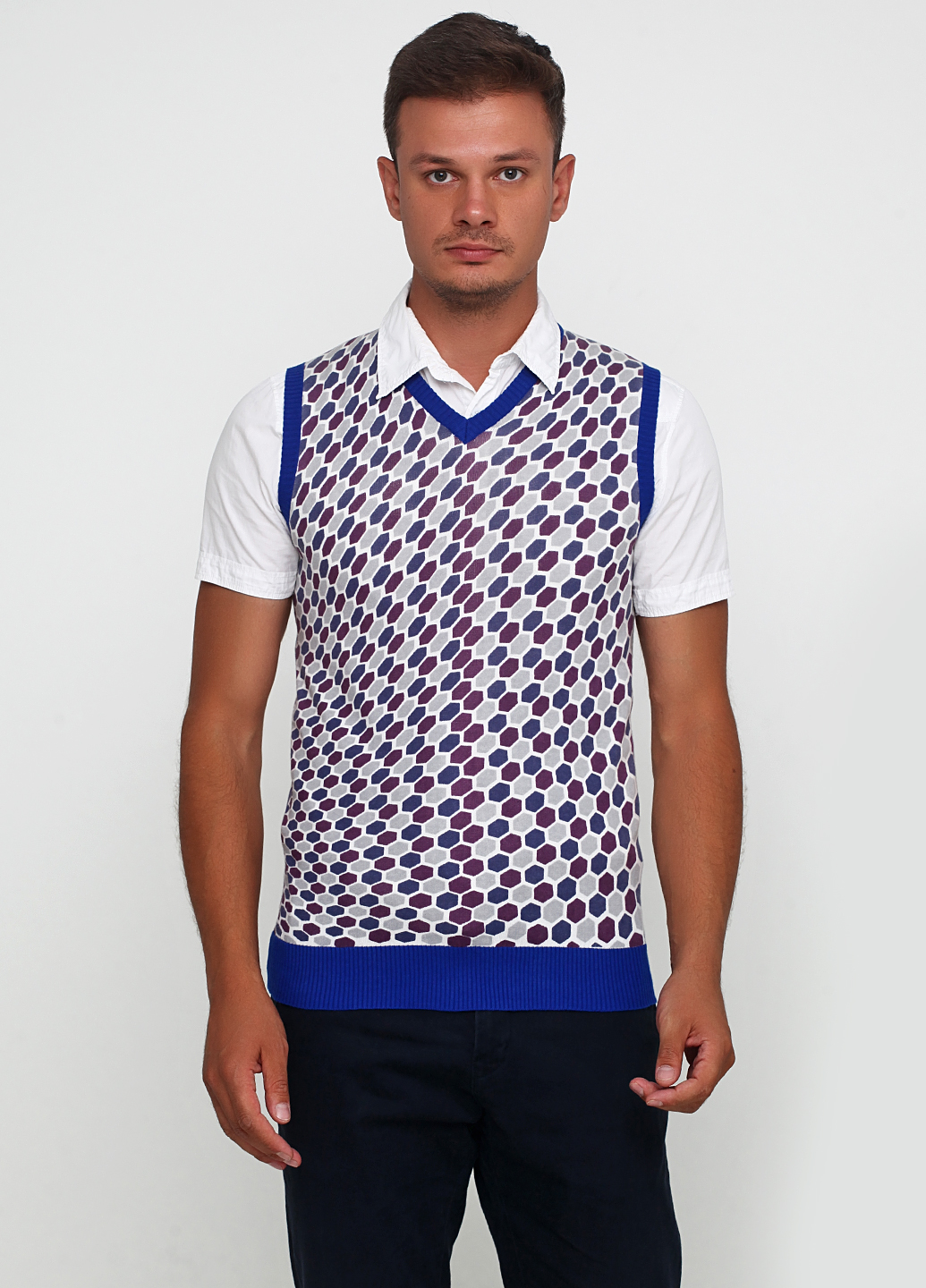 

Жилет Golfjunkie S синий (OV-1479_Blue)
