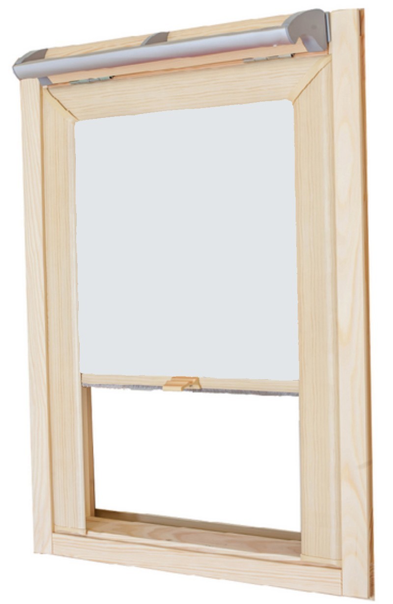 

Ролета для мансардных окон Fakro 66x118 Roll Star 50x101 см Белая (0120)
