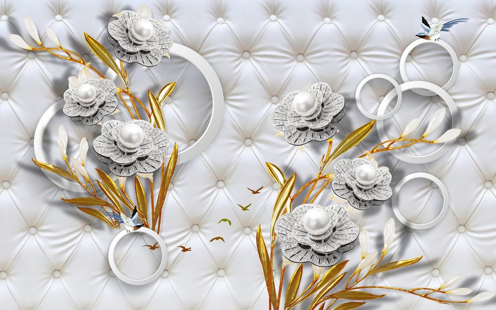 

Фотообои 3D '3d Цветы' (5605) , Кожа