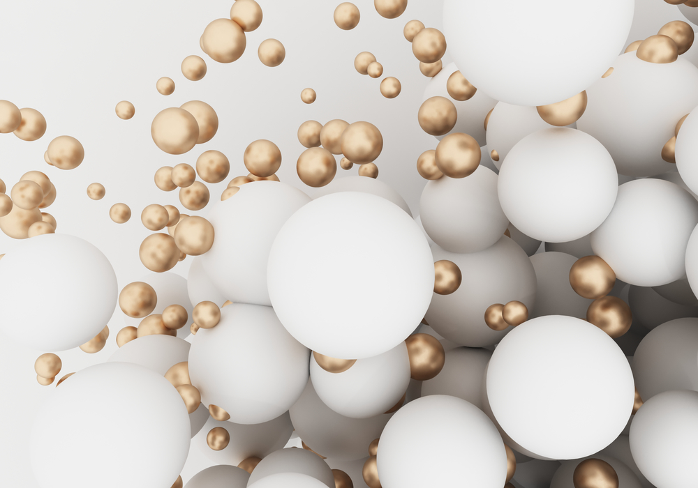 

Фотообои 3D 'Белые и золотые шары' (5712) , Кожа