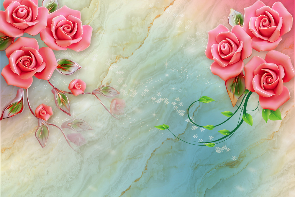 

Фотообои Цветы 'Роза ' (5580) , Песок