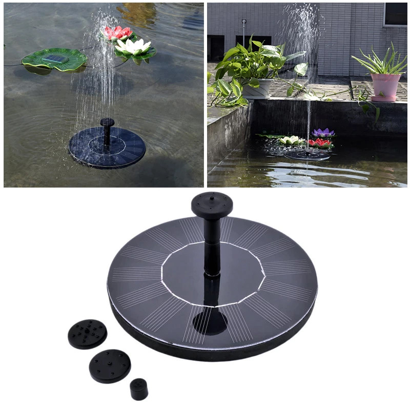 Фонтан на солнечных батареях CY-200 160 мм Black – низкие цены, кредит ...