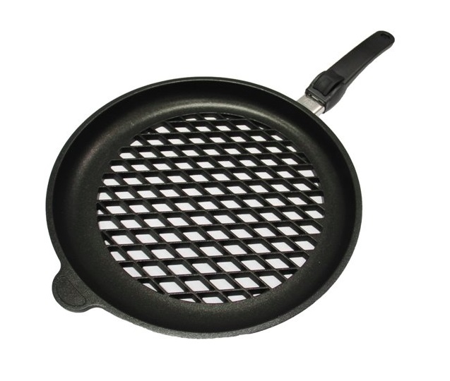 

Сковорода-Гриль AMT Gastroguss перфорована 32 см (432BBQ-Z10B)