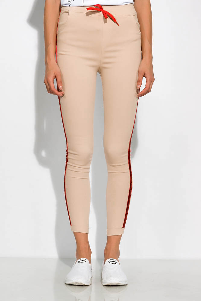 

Брюки Skinny Time of Style 120PKLDL1467 XL Бежево-красный