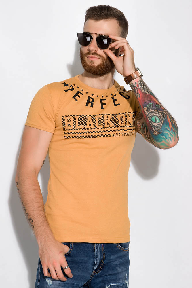 

Футболка в стиле Casual Time of Style 134P009 M Горчичный