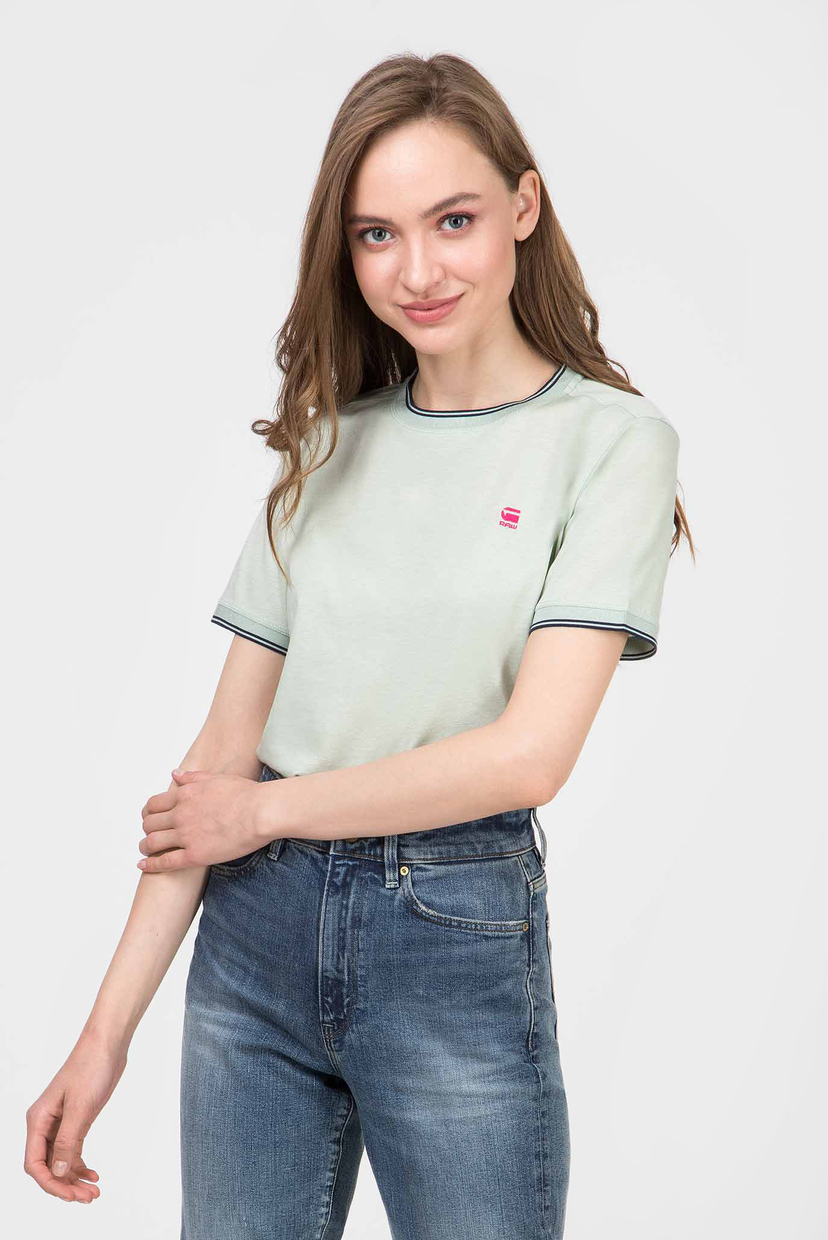 

Женская мятная футболка Gyre ringer G-Star RAW XS D16275,C109