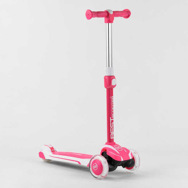 Самокат трехколесный Best Scooter MX-70908 MAXI алюминиевый руль, 3 ...