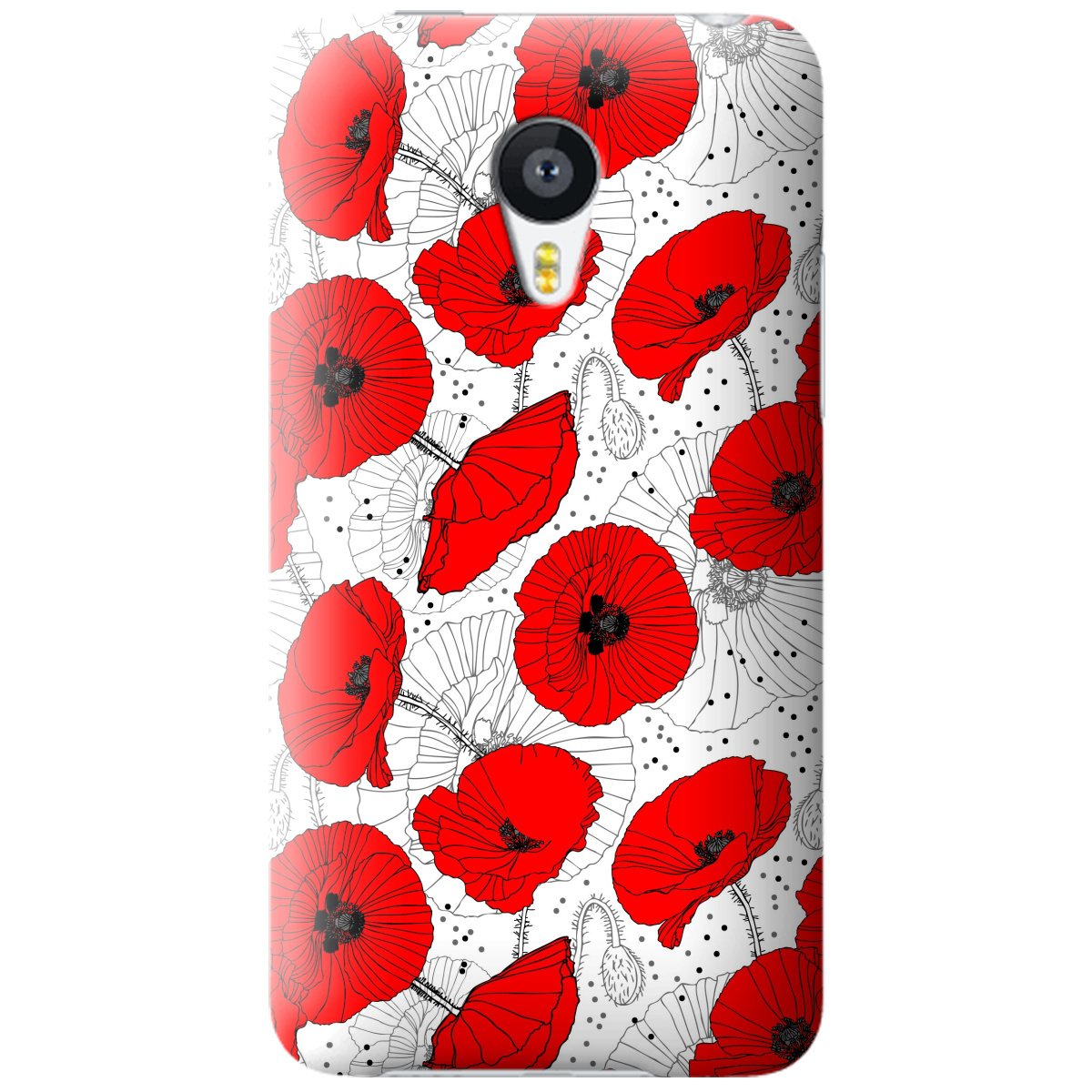 Чехол для Meizu MX4 Red flower (08660040013002816) – фото, отзывы ...