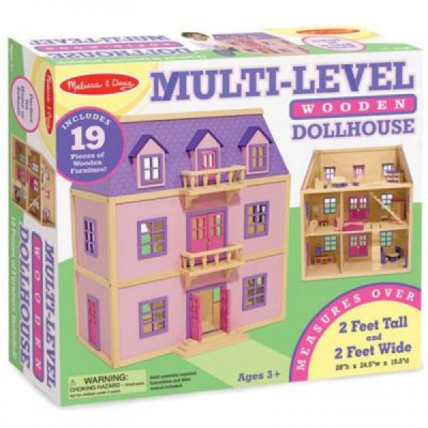 

Игровой набор Melissa&Doug Многоэтажный Деревянный Домик (MD4570)