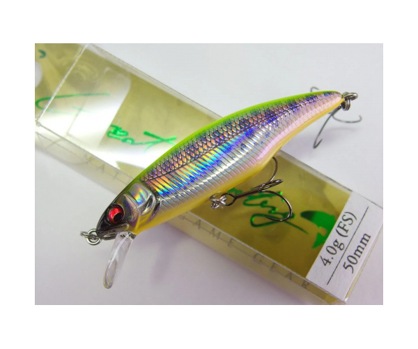 

Воблер Megabass GREAT HUNTING 50 FLAT SIDE (FS) col. LZ CHART BACK YAMAME (арт.1234909933162)