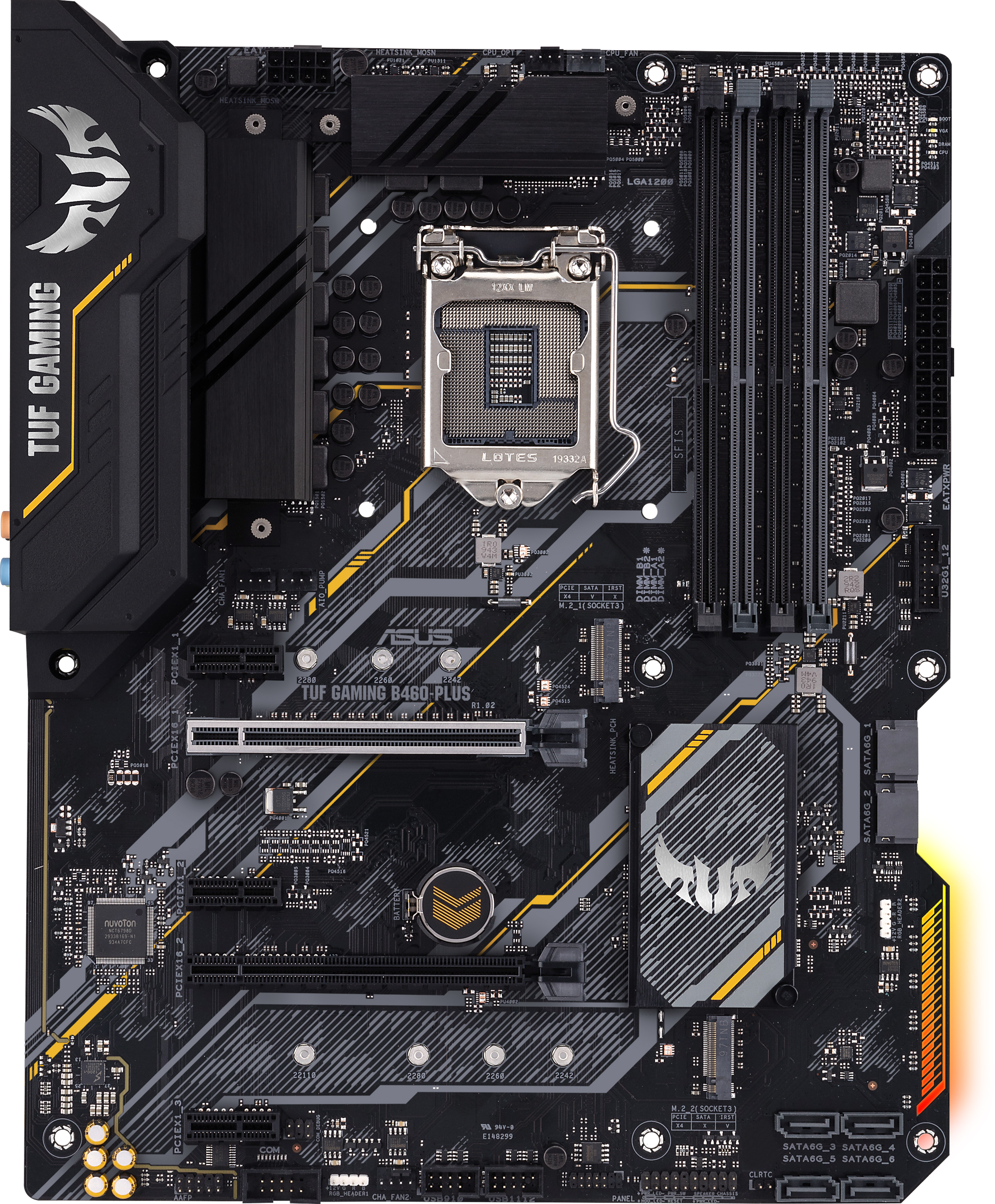 

Материнская плата Asus TUF Gaming B460-Plus (s1200, Intel B460, PCI-Ex16)