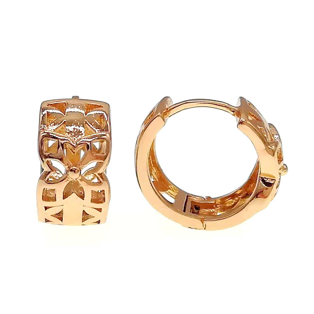 

Серьги Xuping из медицинского золота, позолота 18К, 24307