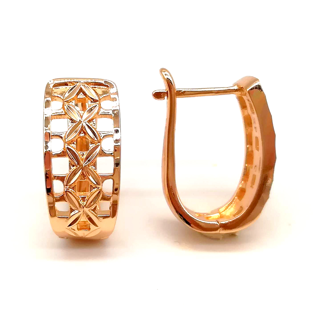 

Серьги Xuping из медицинского золота, позолота 18K, 23898