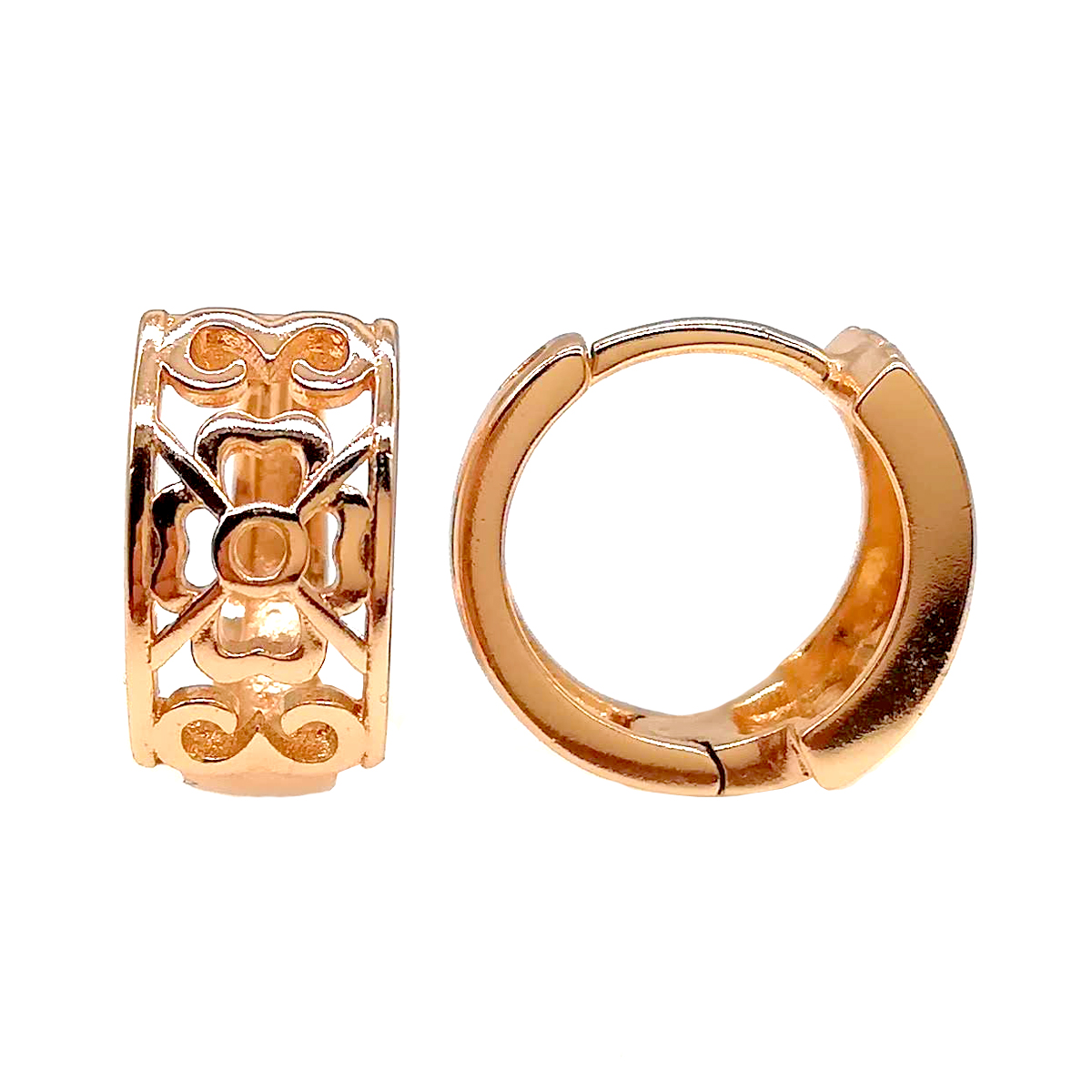 

Серьги Хuping из медицинского золота, позолота 18К, 23783