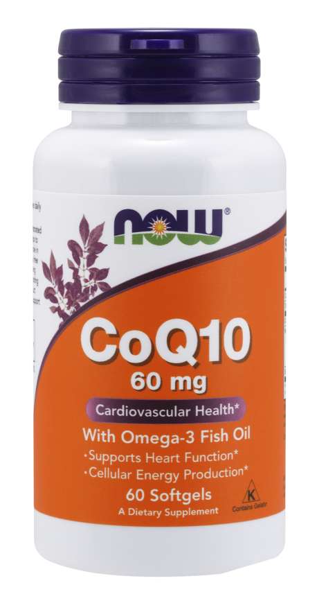 

Витамины NOW CoQ10 60 mg Omega 3 Fish Oils Softgels 60 капсул (4384302681)