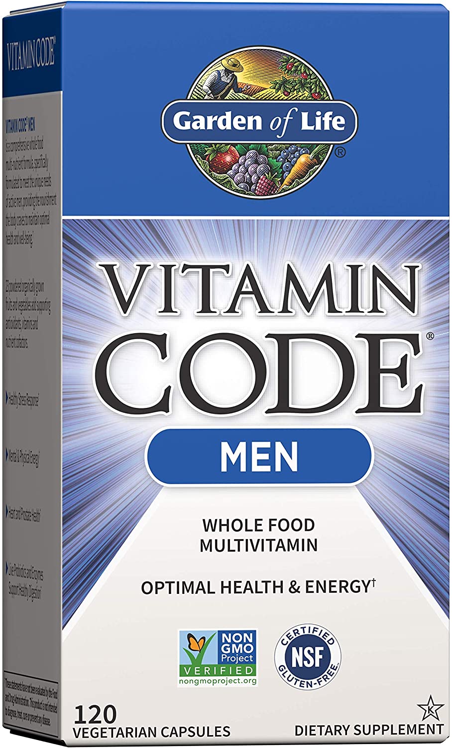 

Витамины Garden of Life Organic Vitamin Code Men Multivitamin 120 капсул (4384302698)