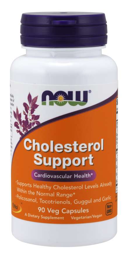 

Специальный продукт NOW Cholesterol Support Veg Capsules 90 капсул (4384302676)