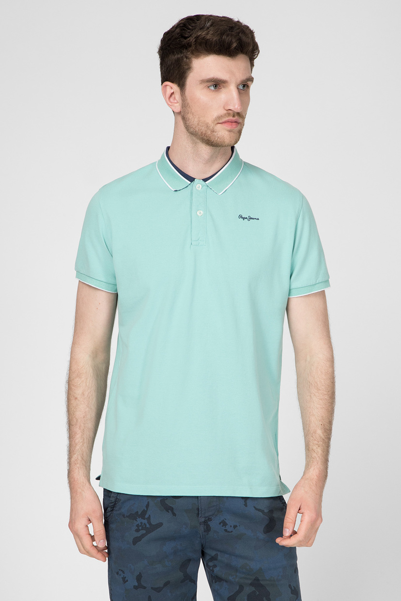 

Мужское бирюзовое поло LOU Regular Fit Pepe Jeans M PM541429