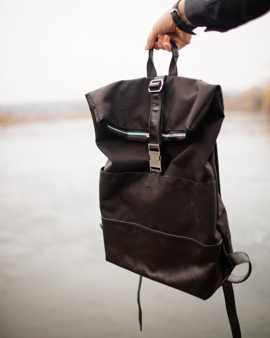 

Рюкзак кожаный Bagster ручной работы