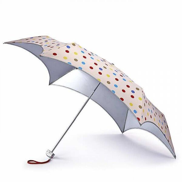 

Женский механический зонт Fulton L752 Parasoleil-2 UV Coloured Polka Dot (Цветной горошек)