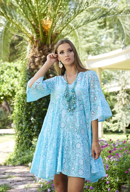 

Женская пляжная туника Fresh Cotton 2303 F-9C 42(S) Голубой