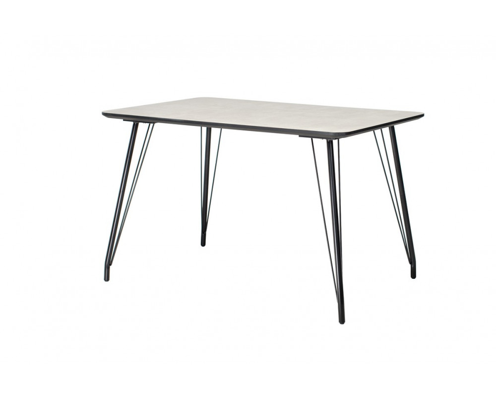 

Стол обеденный не раскладной МДФ + металл ТM-47 Vetro Mebel Бетон