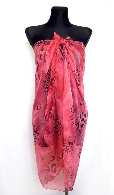 

Легкое парео Fashion Алисия 155*95 см коралловый