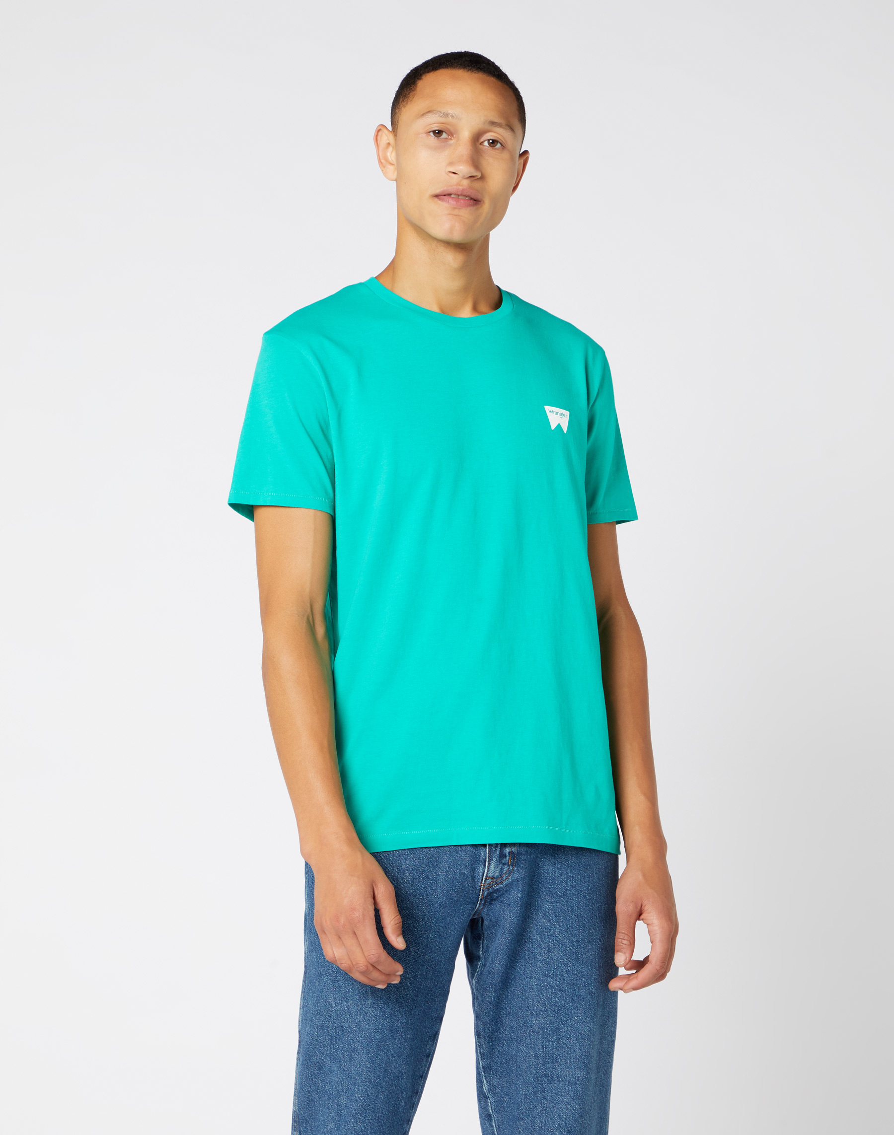 

Футболка Wrangler Sign Off Tee Regular Fit Бирюзовый 3XL-00