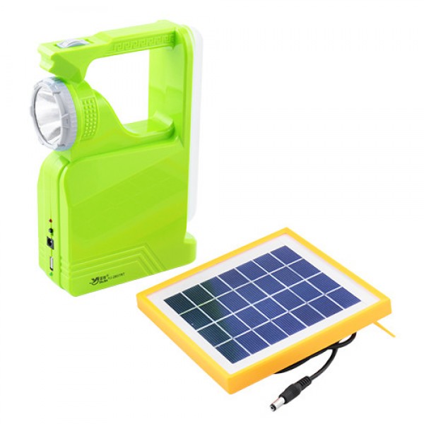 

Фонарь переносной Luxury 2837-RT 1W+34SMD , USB , Power bank 3000 mAh + солнечная панель