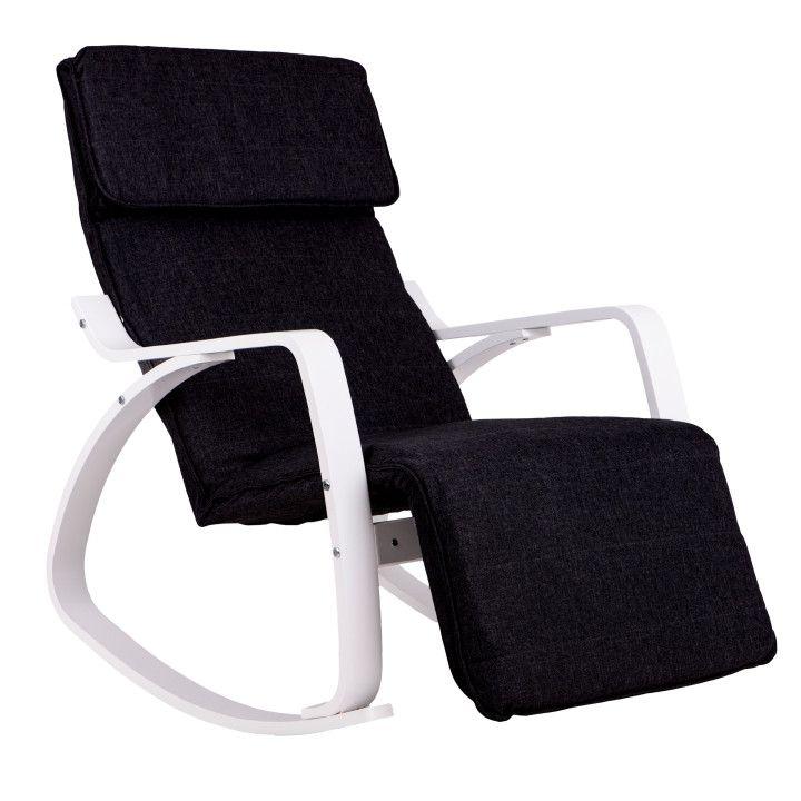 

Кресло качалка Goodhome TXRC-03 Black-White
