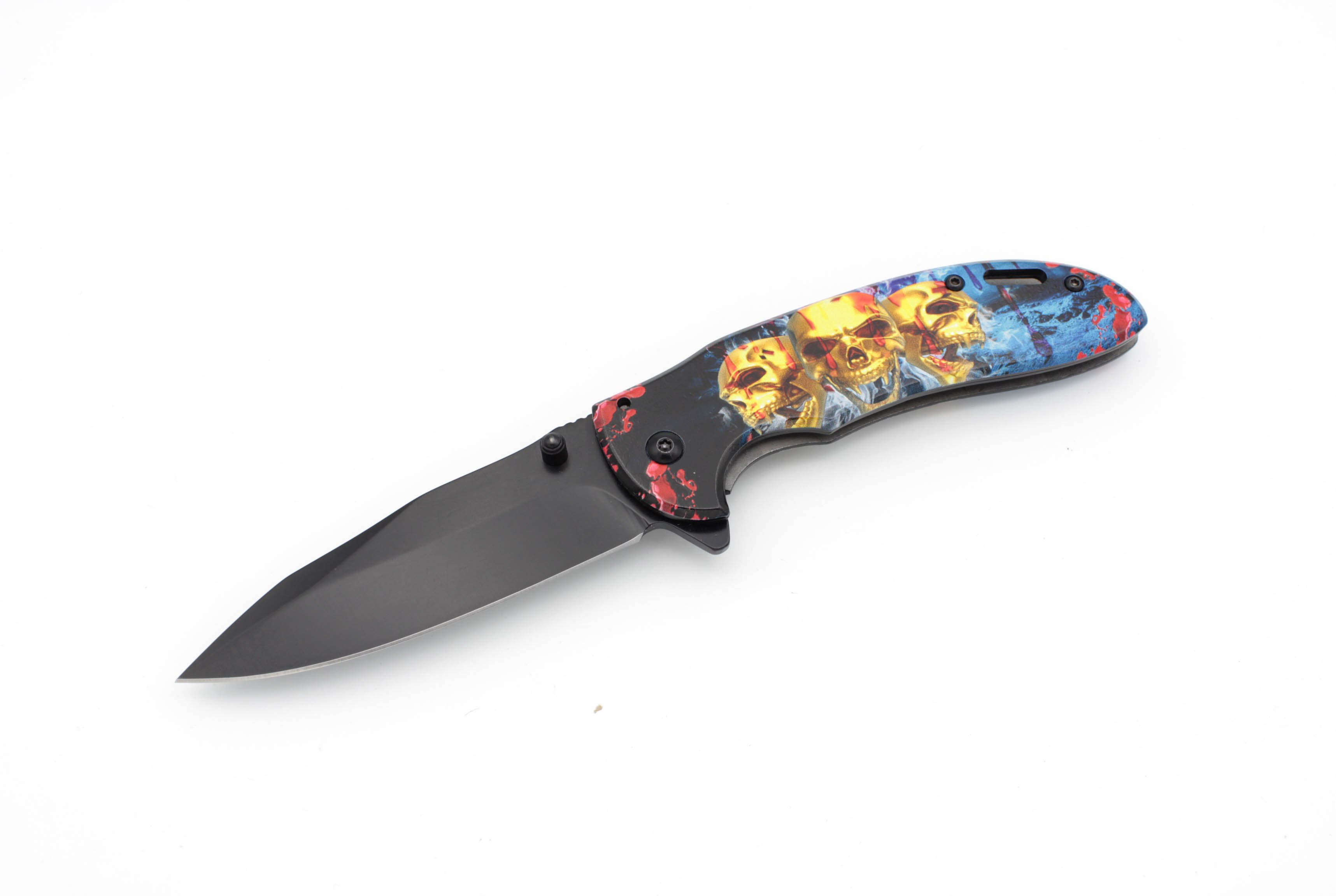 

Нож складной Bear Grylls Three Skull B715