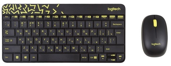 

Комплект Logitech Wireless Desktop MK240 Black USB (радио, клавиатура+оптическая мышь) (920-008213)