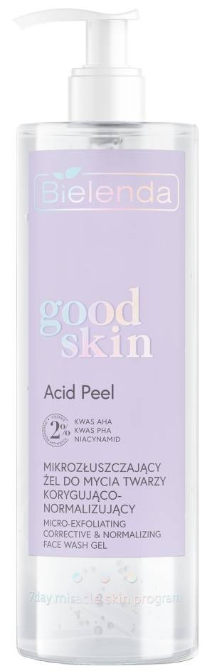 Гель для умывания лица Bielenda GOOD SKIN ACID PEEL с AHA + PHA ...